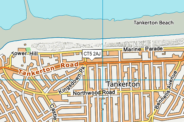 Map of GRAYSTONES OF TANKERTON LTD at district scale