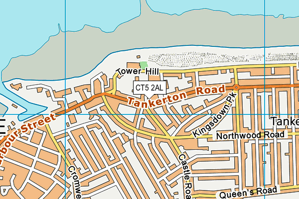 CT5 2AL map - OS VectorMap District (Ordnance Survey)