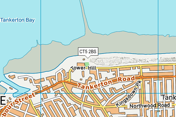 CT5 2BS map - OS VectorMap District (Ordnance Survey)