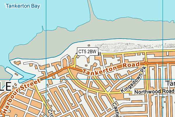 CT5 2BW map - OS VectorMap District (Ordnance Survey)