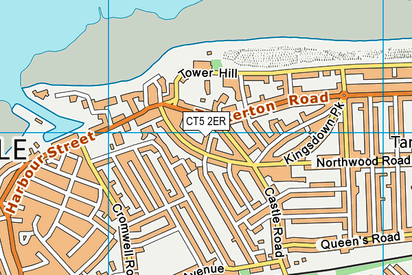 CT5 2ER map - OS VectorMap District (Ordnance Survey)