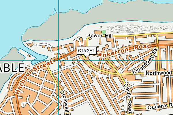 CT5 2ET map - OS VectorMap District (Ordnance Survey)