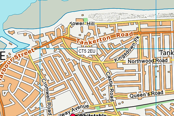 CT5 2EU map - OS VectorMap District (Ordnance Survey)