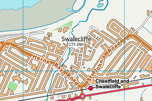 CT5 2NH map - OS VectorMap District (Ordnance Survey)