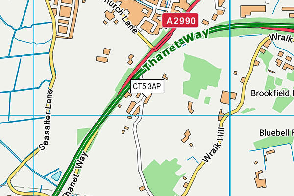 Map of CLAYDON AVIATION SERVICES LIMITED at district scale