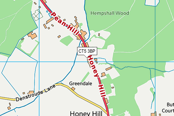 CT5 3BP map - OS VectorMap District (Ordnance Survey)