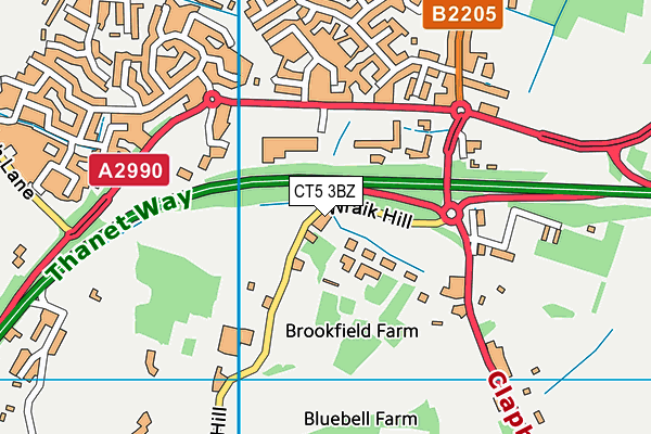 Map of GEORGE & JOSH WILSON LIMITED at district scale