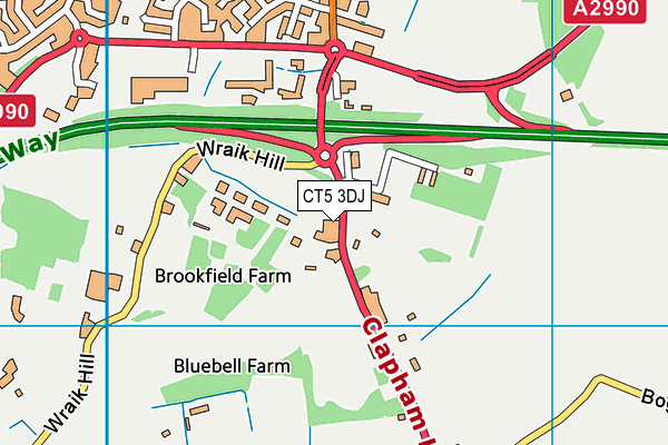 Map of GEORGE WILSON DEVELOPMENTS (GRASMERE GARDENS) LIMITED at district scale