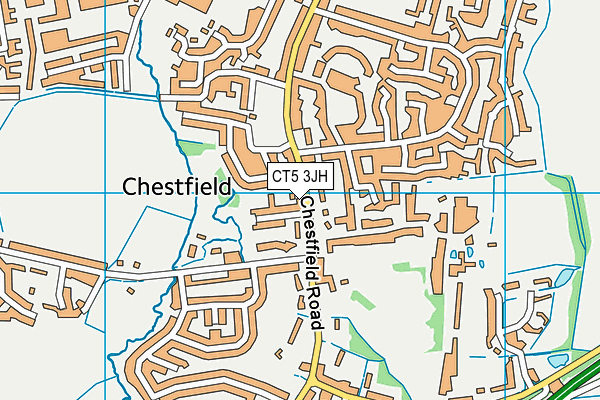 CT5 3JH map - OS VectorMap District (Ordnance Survey)