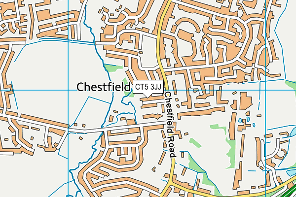 CT5 3JJ map - OS VectorMap District (Ordnance Survey)