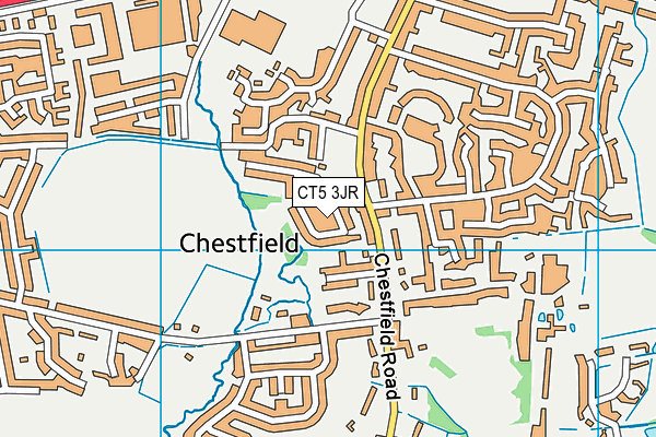 CT5 3JR map - OS VectorMap District (Ordnance Survey)