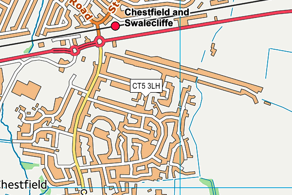 CT5 3LH map - OS VectorMap District (Ordnance Survey)