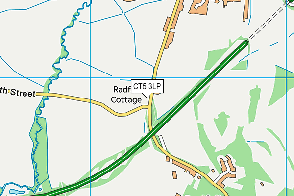 CT5 3LP map - OS VectorMap District (Ordnance Survey)