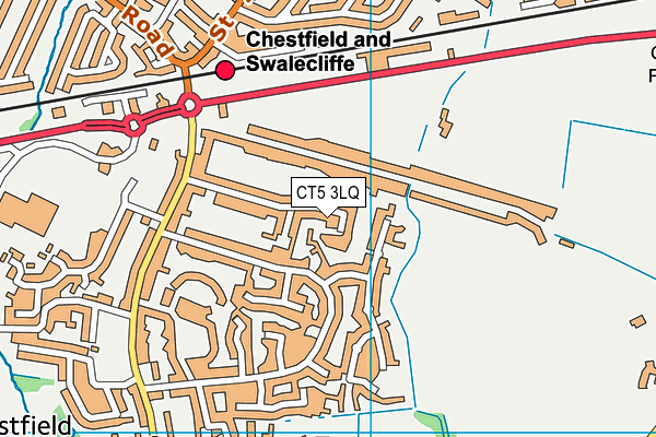 CT5 3LQ map - OS VectorMap District (Ordnance Survey)