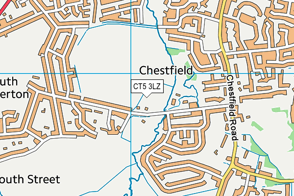 CT5 3LZ map - OS VectorMap District (Ordnance Survey)