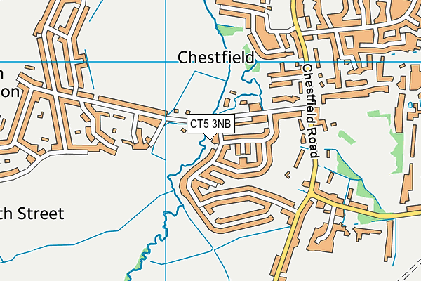 CT5 3NB map - OS VectorMap District (Ordnance Survey)