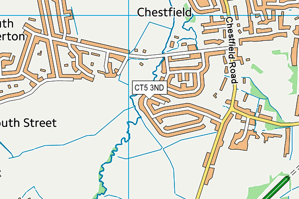 CT5 3ND map - OS VectorMap District (Ordnance Survey)