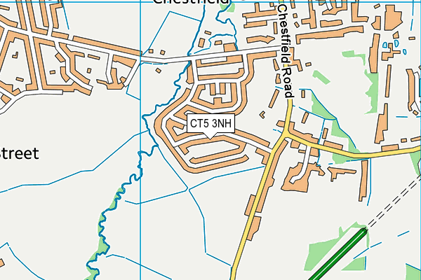 CT5 3NH map - OS VectorMap District (Ordnance Survey)
