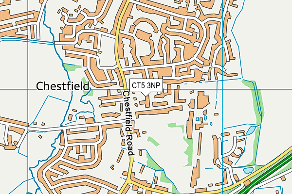 CT5 3NP map - OS VectorMap District (Ordnance Survey)