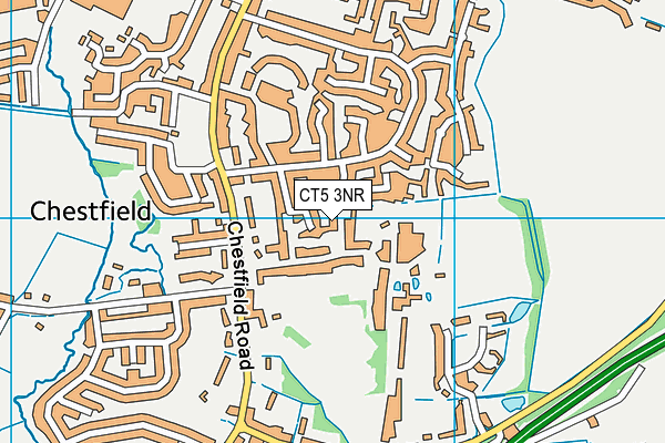 CT5 3NR map - OS VectorMap District (Ordnance Survey)