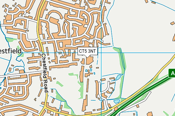 CT5 3NT map - OS VectorMap District (Ordnance Survey)