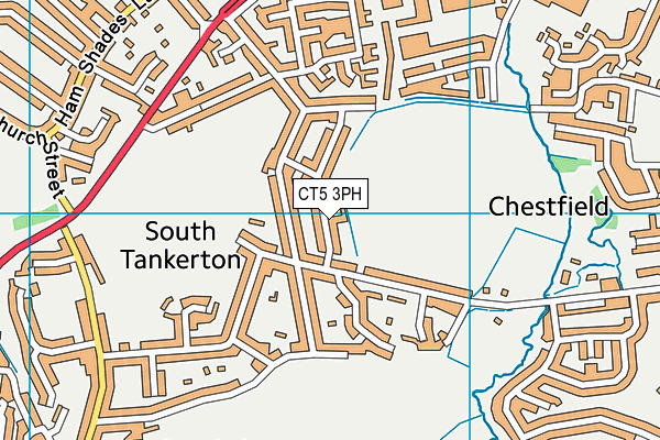 CT5 3PH map - OS VectorMap District (Ordnance Survey)