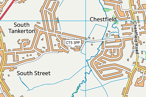 CT5 3PP map - OS VectorMap District (Ordnance Survey)