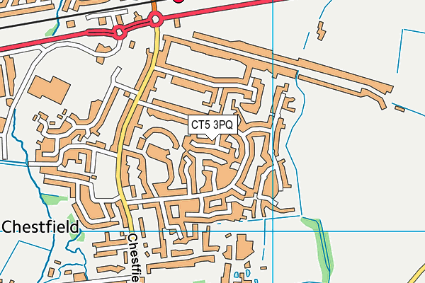 CT5 3PQ map - OS VectorMap District (Ordnance Survey)