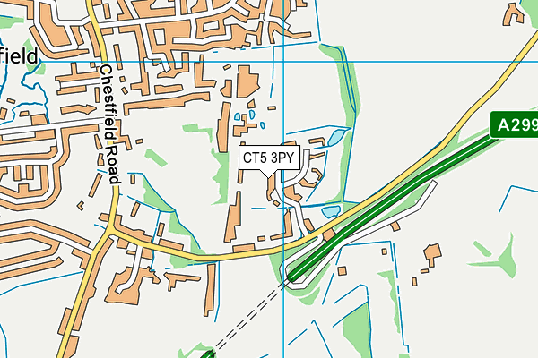 CT5 3PY map - OS VectorMap District (Ordnance Survey)