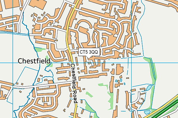 CT5 3QQ map - OS VectorMap District (Ordnance Survey)