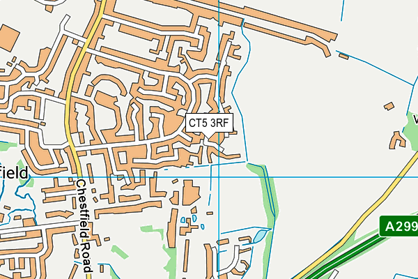 CT5 3RF map - OS VectorMap District (Ordnance Survey)
