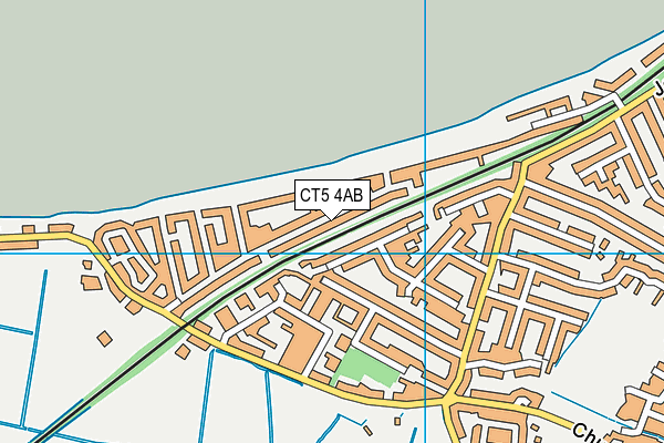 CT5 4AB map - OS VectorMap District (Ordnance Survey)