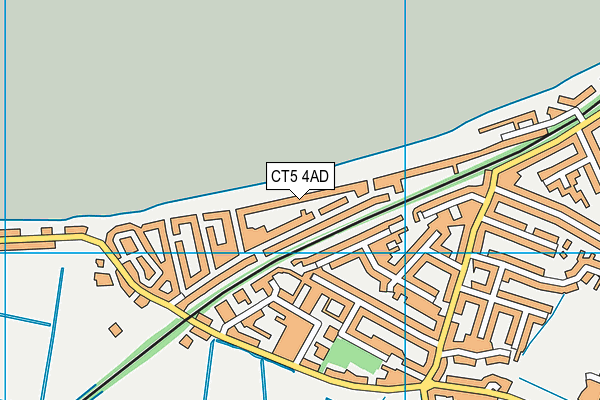 CT5 4AD map - OS VectorMap District (Ordnance Survey)