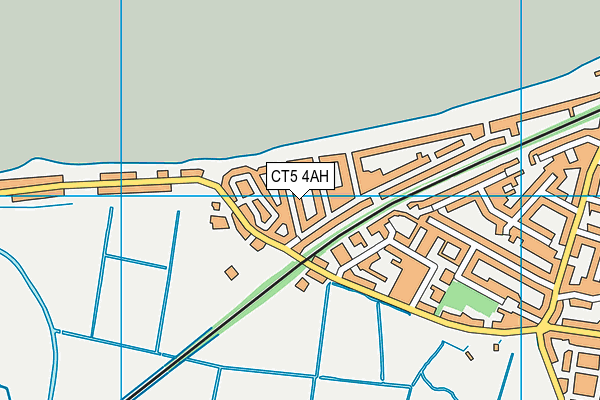 CT5 4AH map - OS VectorMap District (Ordnance Survey)