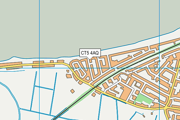 CT5 4AQ map - OS VectorMap District (Ordnance Survey)