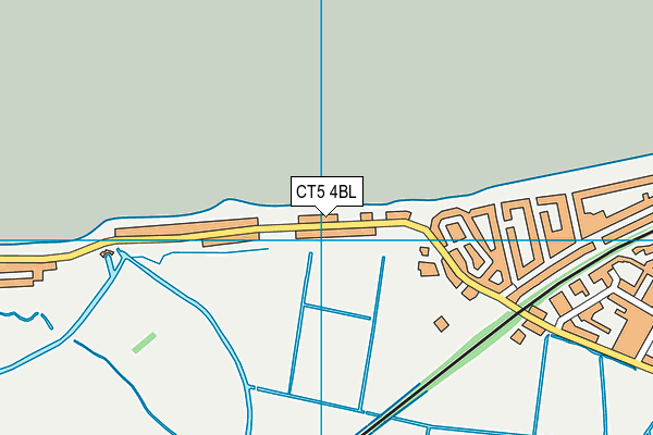 CT5 4BL map - OS VectorMap District (Ordnance Survey)