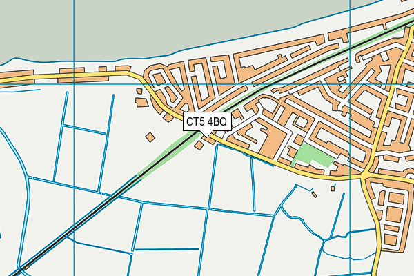 CT5 4BQ map - OS VectorMap District (Ordnance Survey)