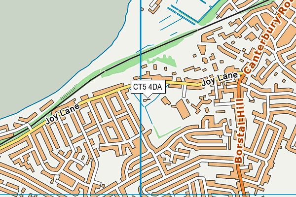 CT5 4DA map - OS VectorMap District (Ordnance Survey)