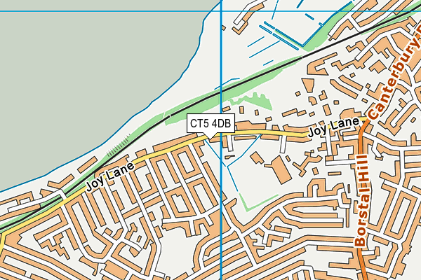 CT5 4DB map - OS VectorMap District (Ordnance Survey)