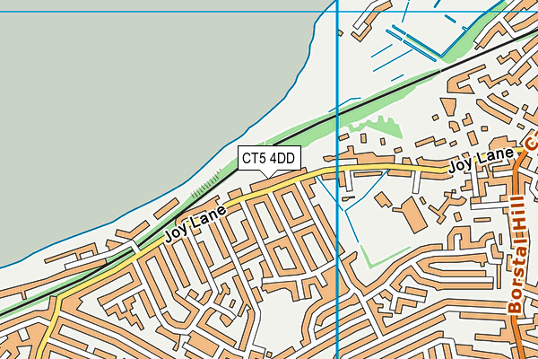 CT5 4DD map - OS VectorMap District (Ordnance Survey)