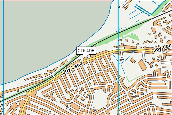 CT5 4DE map - OS VectorMap District (Ordnance Survey)