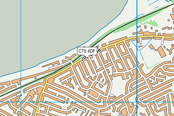 CT5 4DF map - OS VectorMap District (Ordnance Survey)