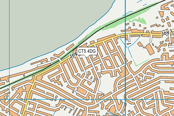 CT5 4DG map - OS VectorMap District (Ordnance Survey)