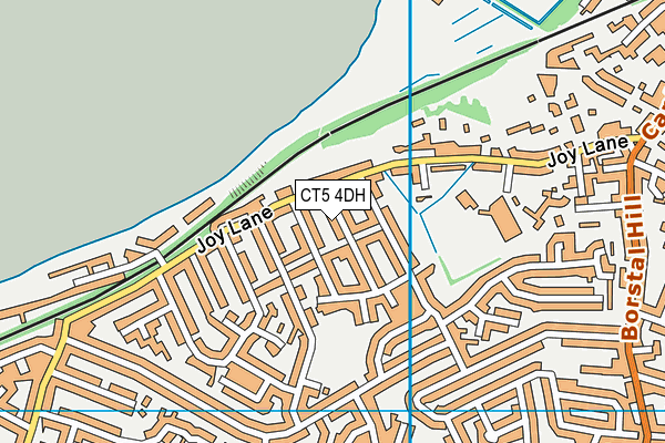 CT5 4DH map - OS VectorMap District (Ordnance Survey)