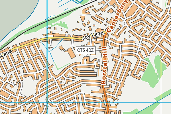 CT5 4DZ map - OS VectorMap District (Ordnance Survey)