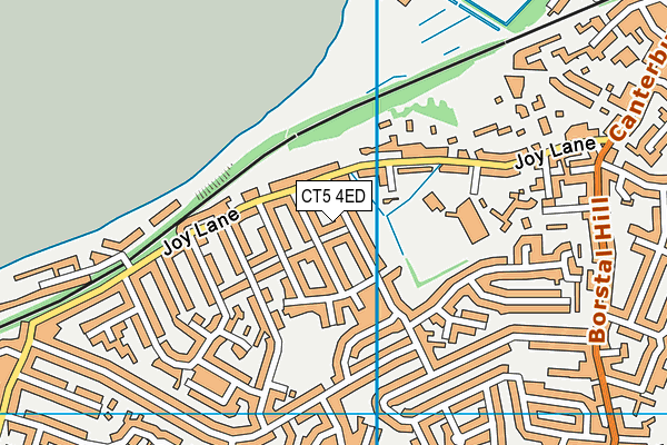 CT5 4ED map - OS VectorMap District (Ordnance Survey)