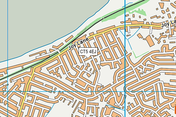 CT5 4EJ map - OS VectorMap District (Ordnance Survey)