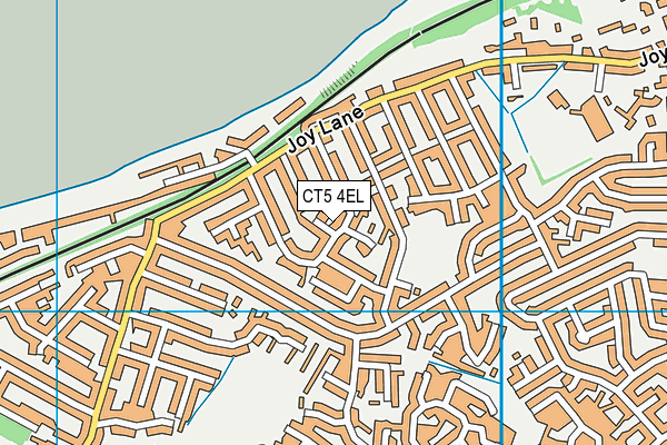 CT5 4EL map - OS VectorMap District (Ordnance Survey)