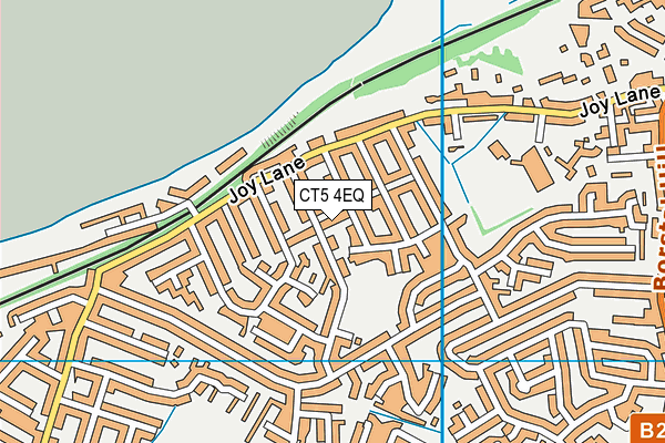 CT5 4EQ map - OS VectorMap District (Ordnance Survey)