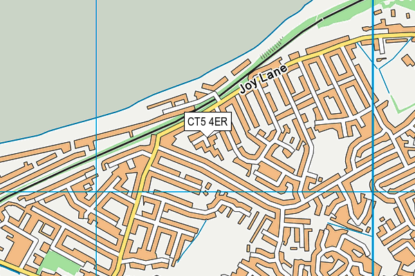 CT5 4ER map - OS VectorMap District (Ordnance Survey)